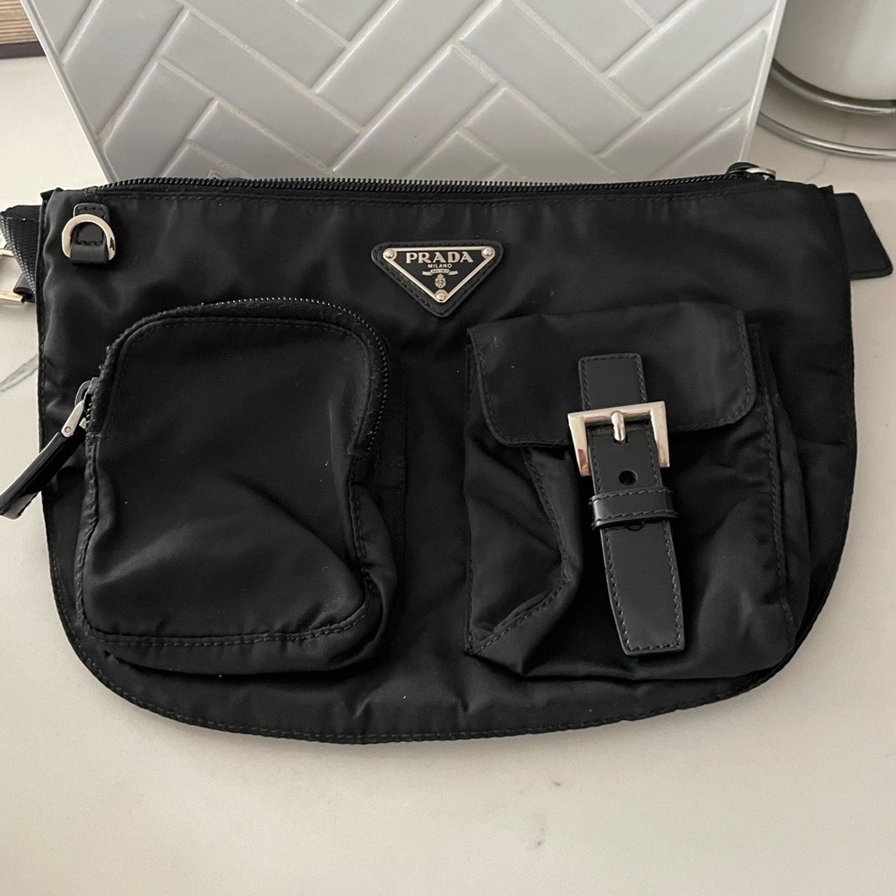 Prada nylon belt bag